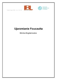 Ujarzmianie Foucaulta
