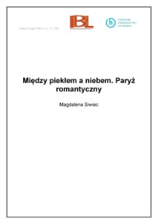 Między piekłem a niebem. Paryż romantyczny