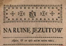 Na Ruinę Jezuitow