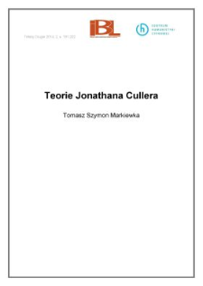 Teorie Jonathana Cullera