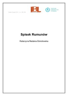 Spisek Rumun&oacute;w