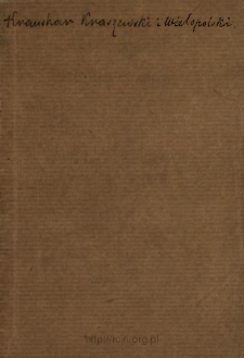 Kraszewski i Wielopolski : (kartka z lat 1861-1863)