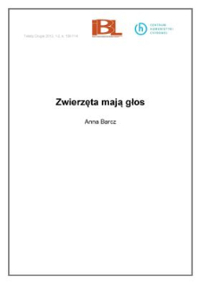 Zwierzęta mają głos