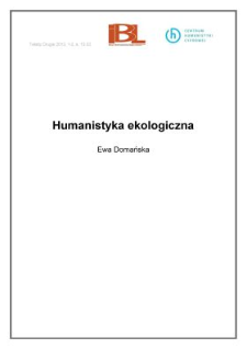 Humanistyka ekologiczna