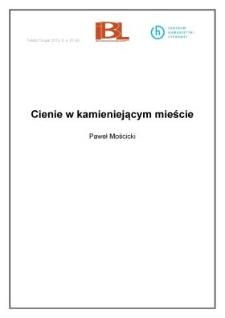 Cienie w kamieniejącym mieście