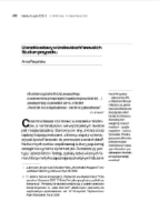 Literackie zabawy w środowiskach fanowskich. Studium przypadku