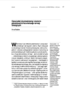 Opowiadać (z) przestrzenią i sieciami – paradoksalne materializacje narracji lokacyjnych