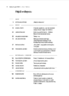 Teksty Drugier Nr 5 (2016), Spis treści