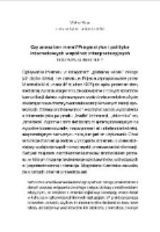 Czy znasz ten mem? Pragmatyka i polityka internetowych wsp&oacute;lnot interpretacyjnych