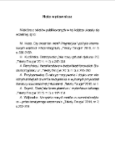 Nota wydawnicza