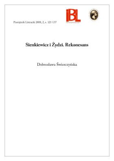 Sienkiewicz i Żydzi. Rekonesans