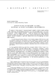 Romantyczna świadomość elegijna &ndash; rozprawa &bdquo;O elegii&rdquo; Kazimierza Brodzińskiego