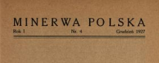 Minerwa Polska 1927 N.4