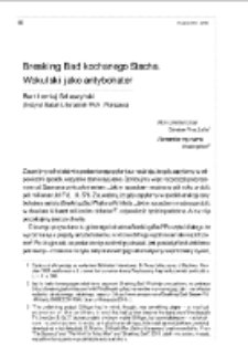 &bdquo;Breaking Bad&rdquo; kochanego Stacha. Wokulski jako antybohater