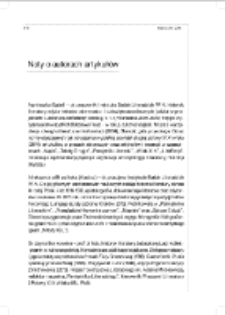 Noty o autorach artykułów