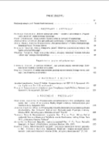 Pamiętnik Literacki Z. 1 (2016), Spis treści