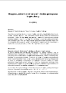 Blog jako "dziennik elektroniczny". Analiza genologiczna blog&oacute;w pisarzy