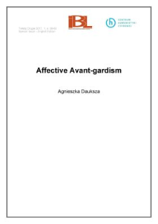 Affective Avant-gardism