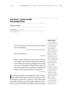 Jean Rouch &ndash; l&rsquo;enfant terrible antropologii i filmu