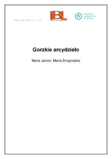 Gorzkie arcydzieło