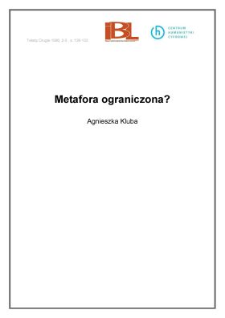 Metafora ograniczona?