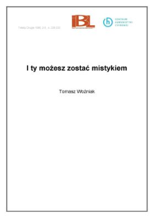 I ty możesz zostać mistykiem