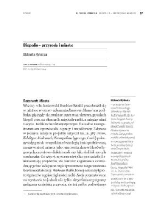 Biopolis – przyroda i miasto