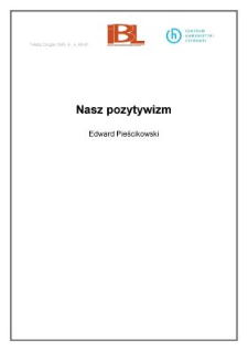 Nasz pozytywizm