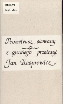Prometeusz skowany