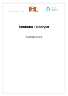 Struktura i autorytet