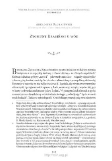 Zygmunt Krasiński u w&oacute;d