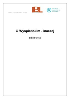 O Wyspiańskim - inaczej