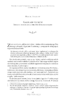 Galilaee vicisti? Rzecz o ostatniej scenie &bdquo;Nie-Boskiej komedii&rdquo;