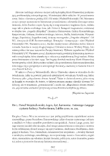 Paweł Wojciechowski, „Logos, byt, harmonia. Antoniego Langego czytanie kultury”, Lublin 2010