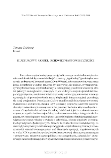 Kulturowy model dziewiętnastowieczności