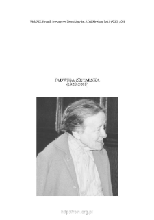 Jadwiga Ziętarska (1928&ndash;2008)