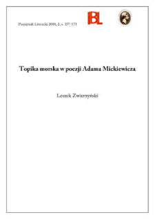 Topika morska w poezji Adama Mickiewicza