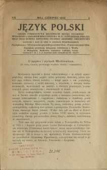 O języku i stylach Mickiewicza : (w setną rocznicę pierwszego wydania "Ballad i Romansów")