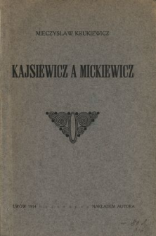 Kajsiewicz a Mickiewicz