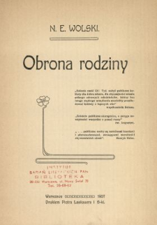 Obrona rodziny