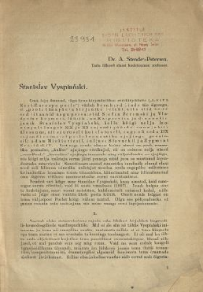 Stanislav Vyspiański