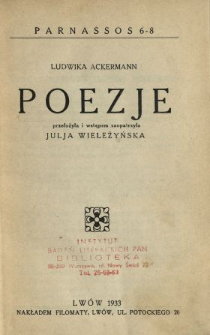 Poezje