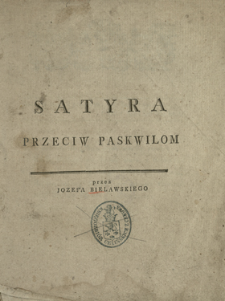 Satyra Przeciw Paskwilom