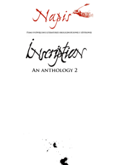 Inscription. An anthology 2 - "Napis : pismo poświęcone literaturze okolicznościowej i użytkowej" special issue in English 2024.