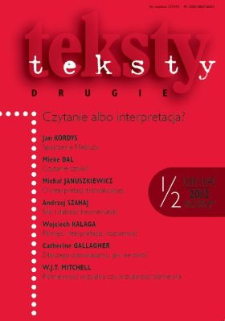 Teksty Drugie Nr 1-2 (2012)