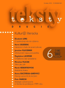 Teksty Drugie Nr 6 (2012)