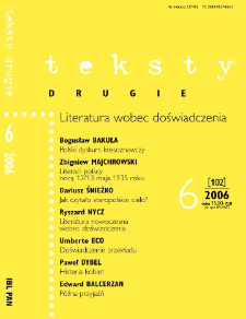 Teksty Drugie Nr 6 (2006)