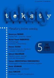 Teksty Drugie Nr 5 (2005)