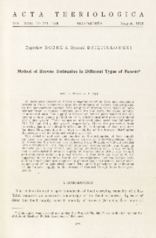 Method of browse estimation in different types of forests