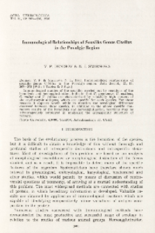 Immunological relationships of sousliks genus Citellus in the Povolgje Region